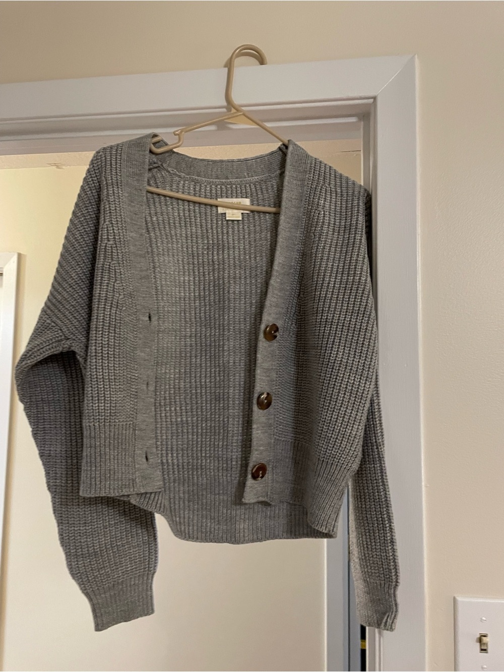 Maeve Cardigan Grey size Small NWOT! Retail $160